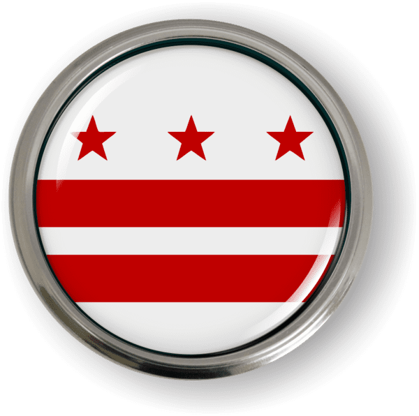 Washington, D.C. - State Flag Emblem